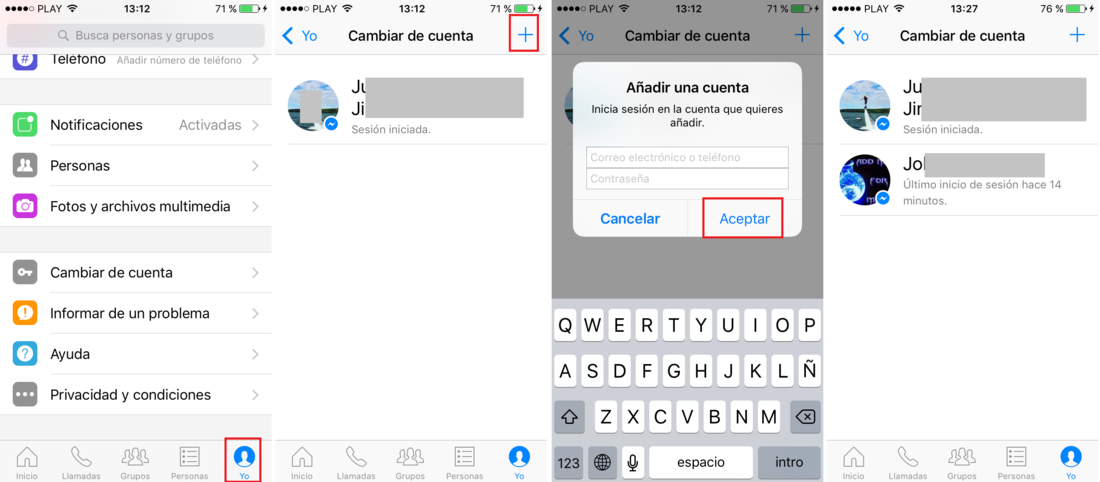 Como cerrar sesión en la app Messenger de Facebook (Android y/o ...